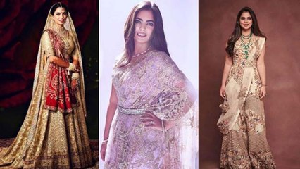 Isha Ambani looks stunning in Saree | साड़ी में बेहद स्टाइलिश लगी बिजनेसवुमन ईशा अंबानी | Boldsky