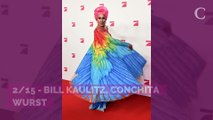 PHOTOS. Le look très remarqué de Conchita Wurst au bras de Bill Kaulitz (Tokio Hotel) au lancement de l'émission Queen of Drags