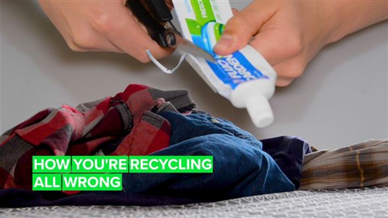 Here's how you SHOULD be recycling toothpaste tubes