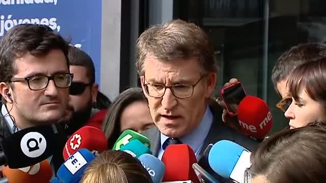 Feijóo pide a Sánchez que piense muy bien este preacuerdo con Podemos