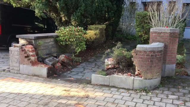 Anderlecht - sur les lieux du déraillement du tram 81 (vidéo Germani)