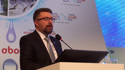 3. Uluslararası Su ve Sağlık Kongresi başladı - ANTALYA