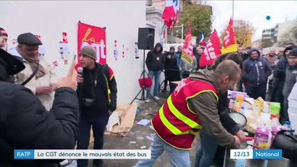 Transports : la CGT dénonce le mauvais état des bus de la RATP
