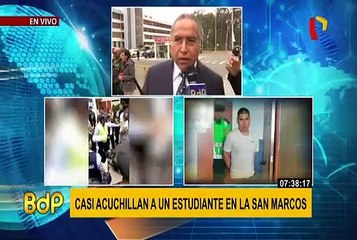 UNMSM no cumplió protocolo de seguridad en ingreso de joven con cuchillo