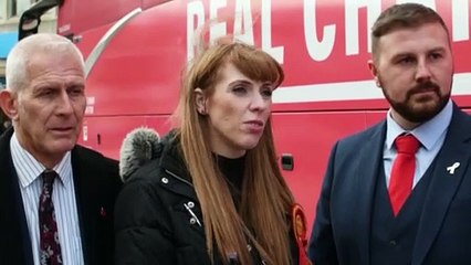 Angela Rayner speaks out against fracking in Blackpool