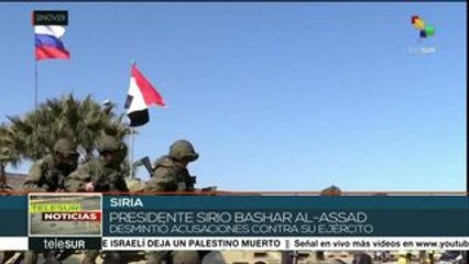 Al Assad denuncia que Occidente comete inusual guerra contra Siria