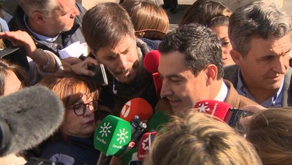 Moreno asegura que el desplome de Cs no afectará al Gobierno andaluz