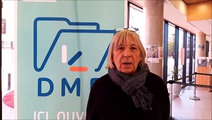 Martine Nawrot présente le dossier médical partagé dans la Loire
