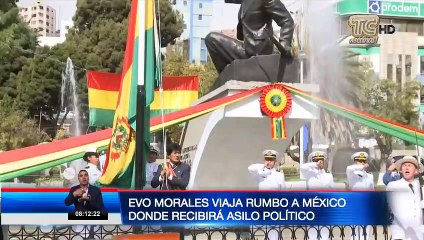 Evo Morales se fue rumbo a México donde recibirá asilo político