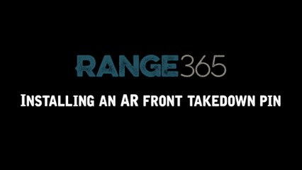 How to Install the Front Takedown Pin on an AR-15
