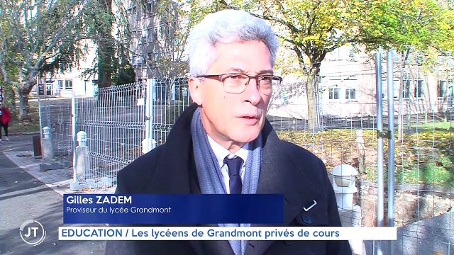 EDUCATION Les lycéens de Grandmont privés de cours