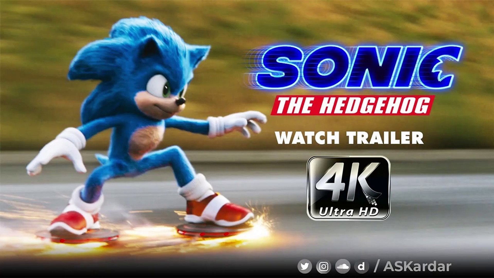 SONIC: THE HEDGEHOG Trailer (2020) 