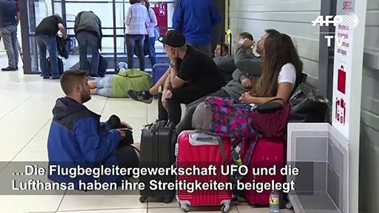 UFO und Lufthansa einigen sich: keine neuen Streiks