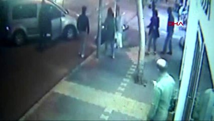 Adıyaman yaralamalı trafik kazası güvenlik kamerasında