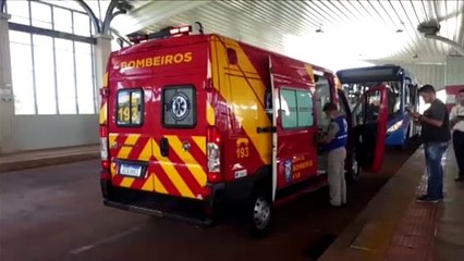 Siate socorre mulher ferida no Terminal Nordeste