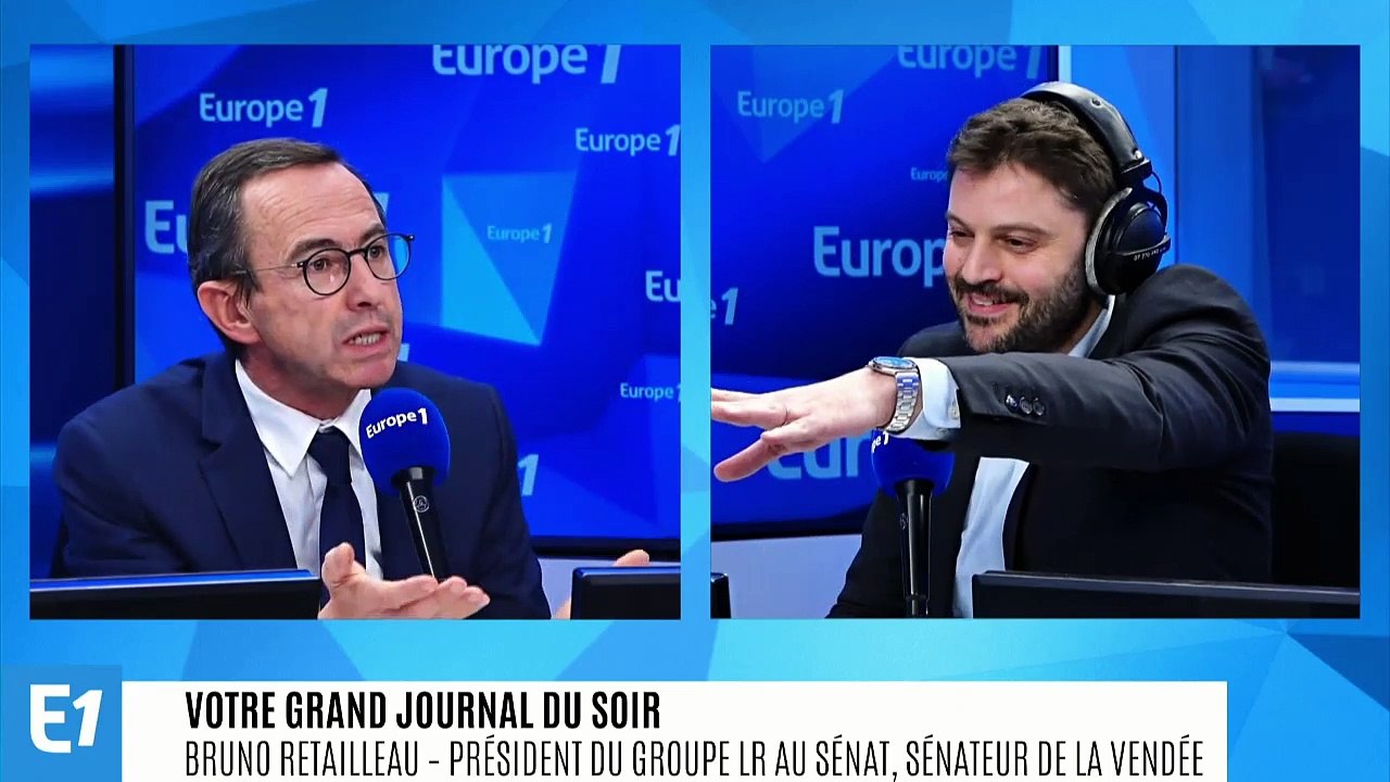 Bruno Retailleau sur l'annulation de la conférence de François Hollande : "Le débat devient de moins en moins possible [en France]"