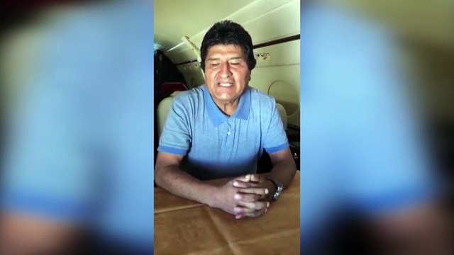 Evo Morales llega a México: Seguimos en política