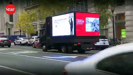 Başkan Erdoğan’ın ziyareti öncesi Washington sokaklarında dikkat çeken görüntüler