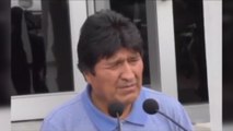 Evo Morales llega a México: 