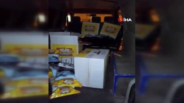 KOM'dan dev tütün operasyonu...Piyasa değeri 300 bin TL'yi bulan tütün ve tütün mamulleri ele...