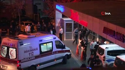 Hastanede silahlar çekildi: 3 yaralı