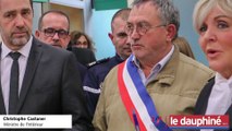 Le ministre Castaner rend hommage à l'action du maire du Teil