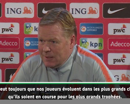 Pays-Bas - Koeman : Depay devrait jouer dans un plus grand club