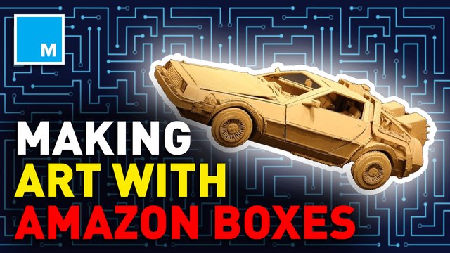 This artist turns Amazon boxes into incredible artwork — Future Blink