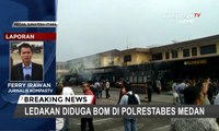 BREAKING NEWS - Polisi Terus Menyisir Lokasi Terjadinya Ledakan di Polrestabes Medan