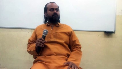 Acharya Prashant, with students: The Power of the Leader arises from his Core