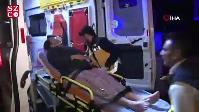 Başkent’te alevlerin arasında kalan kadın balkondan atladı