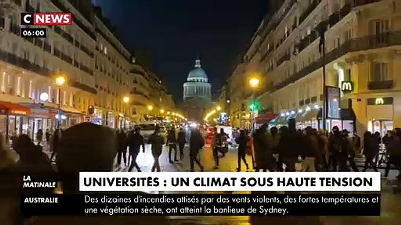 Une manifestations sauvage d'étudiants contre la précarité dégénère cette nuit à Paris