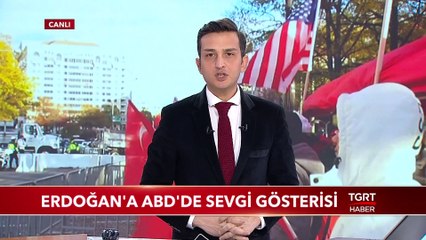 Cumhurbaşkanı Erdoğan'a ABD'de Sevgi Gösterisi