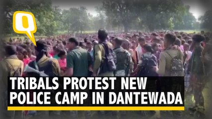 下载视频: Dantewada: Tribals Protest New Police Camp in Maoist Stronghold