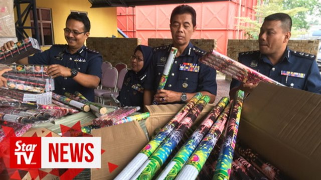 Johor Customs seizes illicit cigarettes, fireworks from China