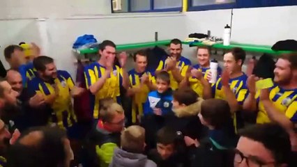 Cri de Victoire dans les vestiaires du SPAM