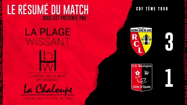 [CDF 7ème Tour] Résumé RC Lens - USBCO