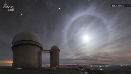 Angelic 22-Degree Halo Spotted in Chilean Desert Sky