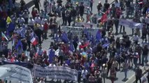 Más de 80.000 personas toman las calles de Chile durante la huelga general