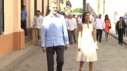 Los reyes de España, de escapada por la Habana Vieja
