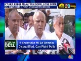 SC upholds disqualification of 17 Karnataka MLAs but allows them to contest polls