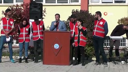 Şenlik içinde kan bağışında bulundular