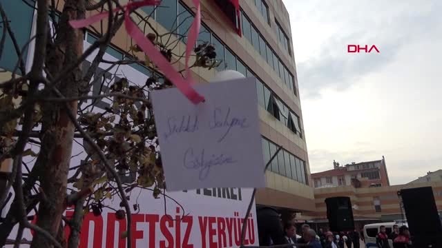 Edirne şiddete karşı yüzlerce balon gökyüzüne bırakıldı