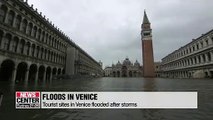 Tourist sites in Venice flooded after storms