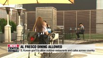 Al fresco dining will soon be allowed anywhere in Korea: Finance Ministry