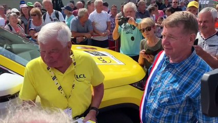 Raymond Poulidor à Aibre (25) lors du Tour de France 2019