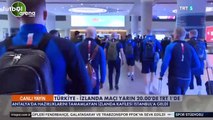İzlanda Milli Takımı, İstanbul'a geldi