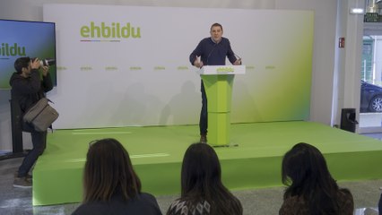 El coordinador general de EH Bildu, Arnaldo Otegi