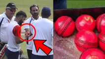 IND VS BAN | Indian batsmen struggling in pink ball பயிற்சியில் பிங்க் நிற பந்து தடுமாரிய இந்திய அணி