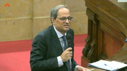 Torra pide mesa de dialogo en España sobre su "problema de fascismo"